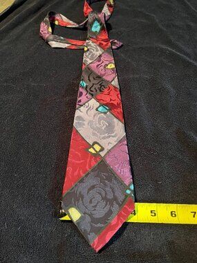 100% SILK MEN'S NECKTIE MONTEREY COUNTY BY THE SEA